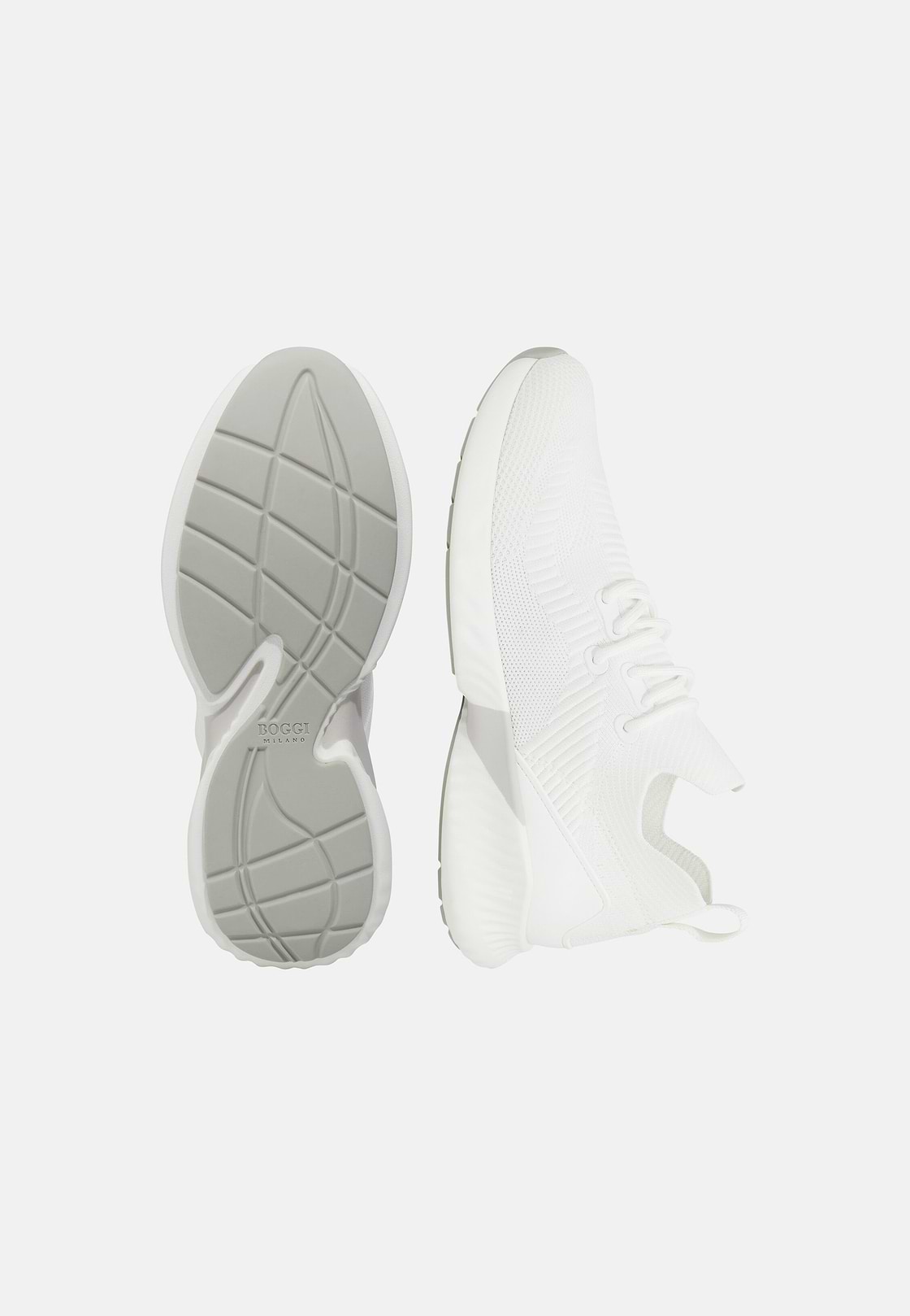 Technical Fabric Willow Trainers, White, hi-res