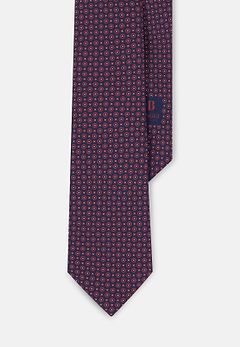 Tie Medallion Pattern Silk