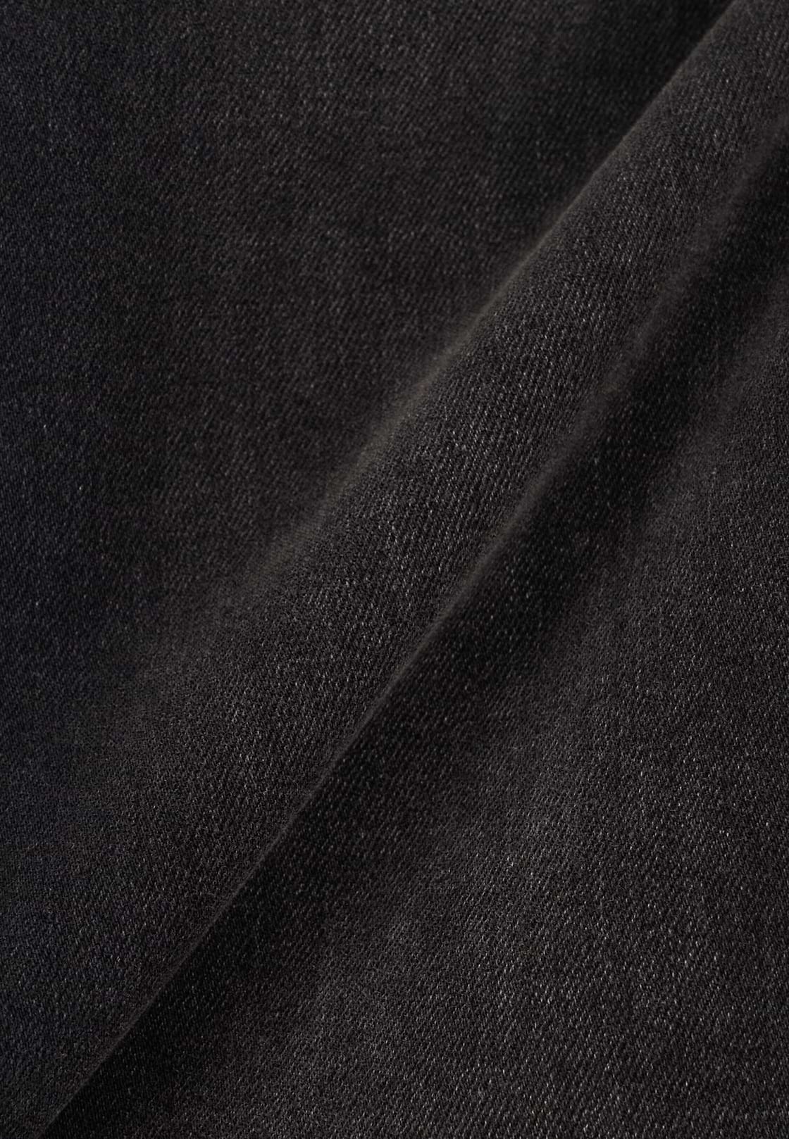 Jeans in Denim Elasticizzato Nero, Nero, hi-res, 4