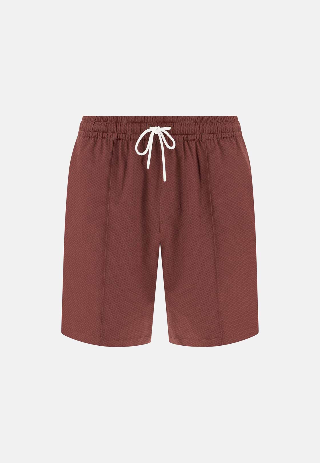 Bedruckte Badehose Aus Technischem Gewebe, Rosso, hi-res, 4