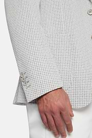 Light Grey Houndstooth B Tech Jacket, Light grey, hi-res