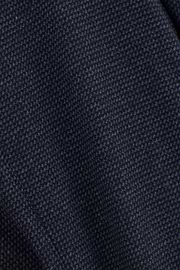 Blazer Micro Patterned Cotton Blend B Jersey, Navy blue, thumb, 5