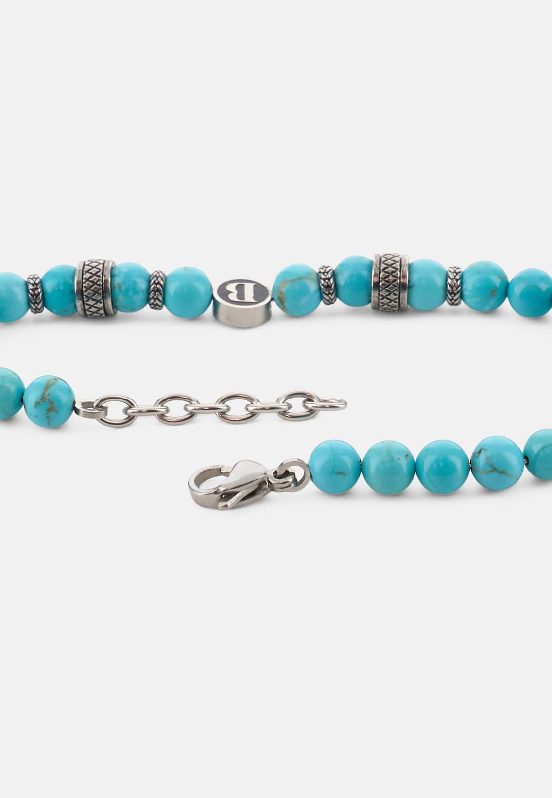 Edelstahl-Armband Mit Sodalith-Perlen, Hellblau, hi-res, 3