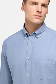 Hemd Aus Oxford-Baumwolle Regular Fit, Indigo, hi-res