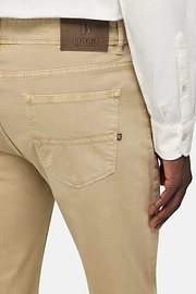 Jean En Coton Extensible, Beige, hi-res