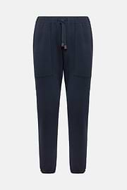 Pantaloni In Cotone, Navy, hi-res