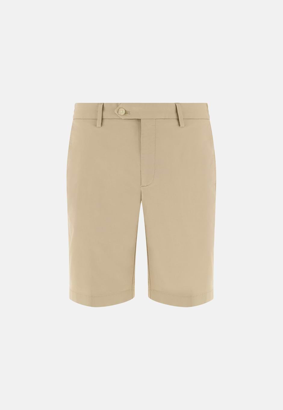Bermudas in Stretch Cotton, Sand, hi-res