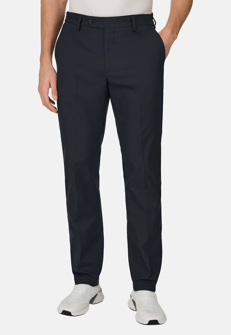 Pantalon en Tissu Technique, bleu marine, hi-res