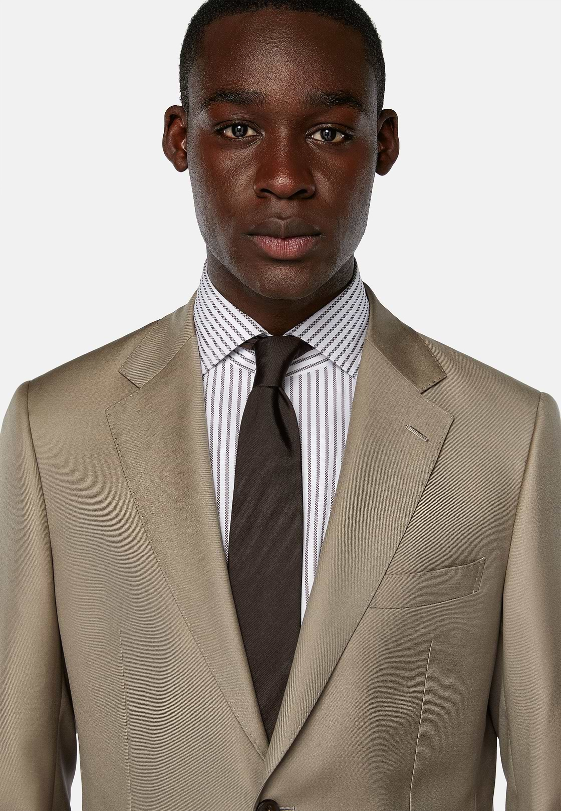 Dove Grey Pure Wool Suit, Taupe, hi-res