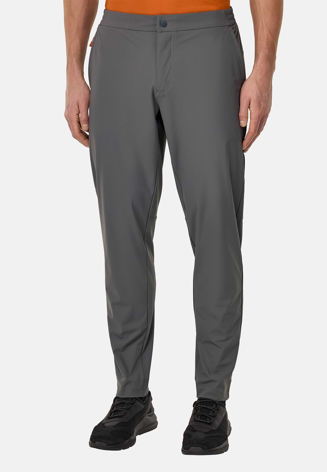 Stretch Nylon Trousers, Charcoal, hi-res