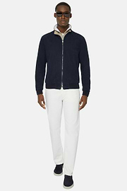 Bemberjacke Aus Echtem Veloursleder, , hi-res