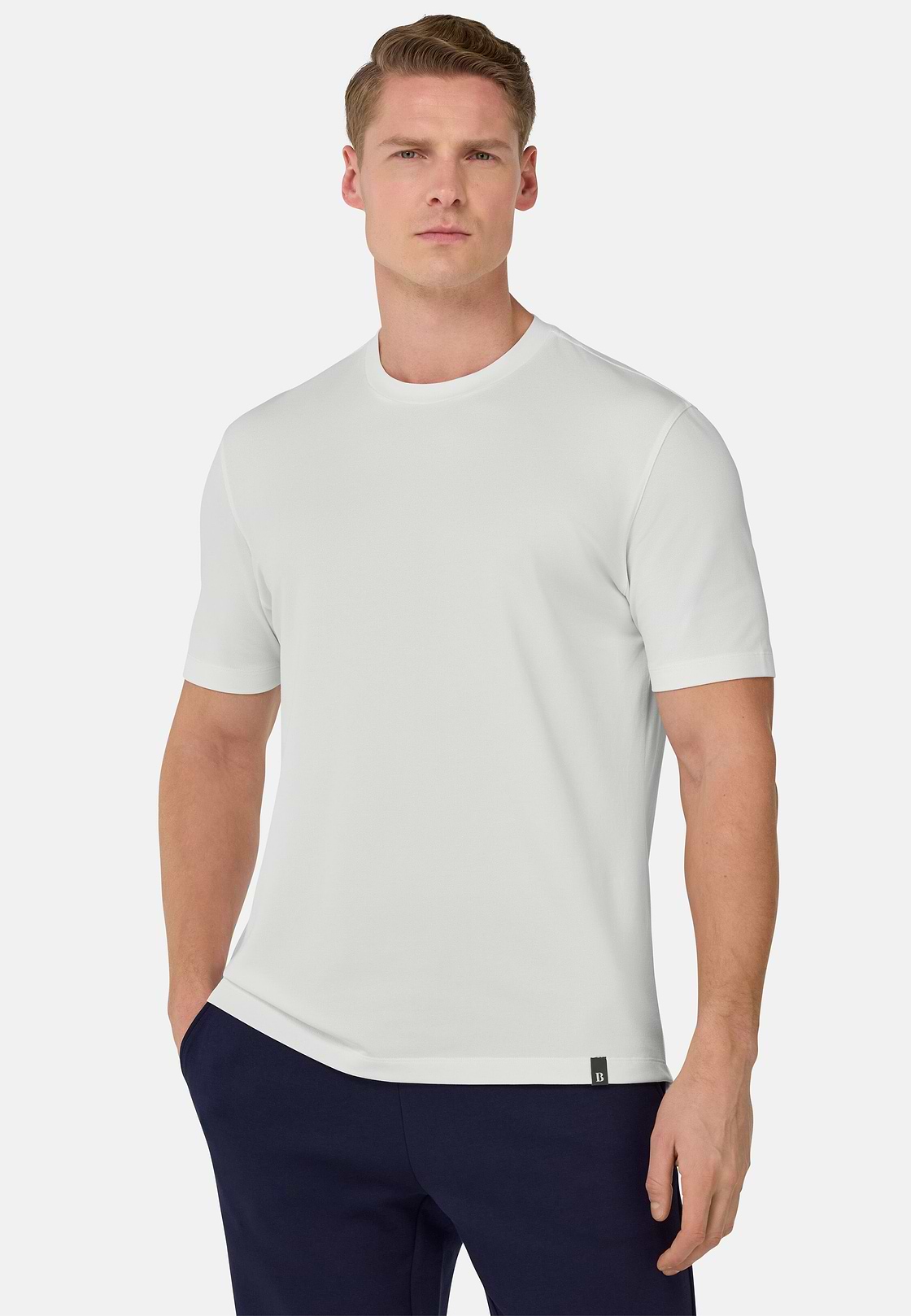T-shirt En Piqué Performant S.Cafè®, Blanc, hi-res