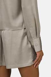 Hemd Aus Satin Regular Fit, Sand, thumb, 4