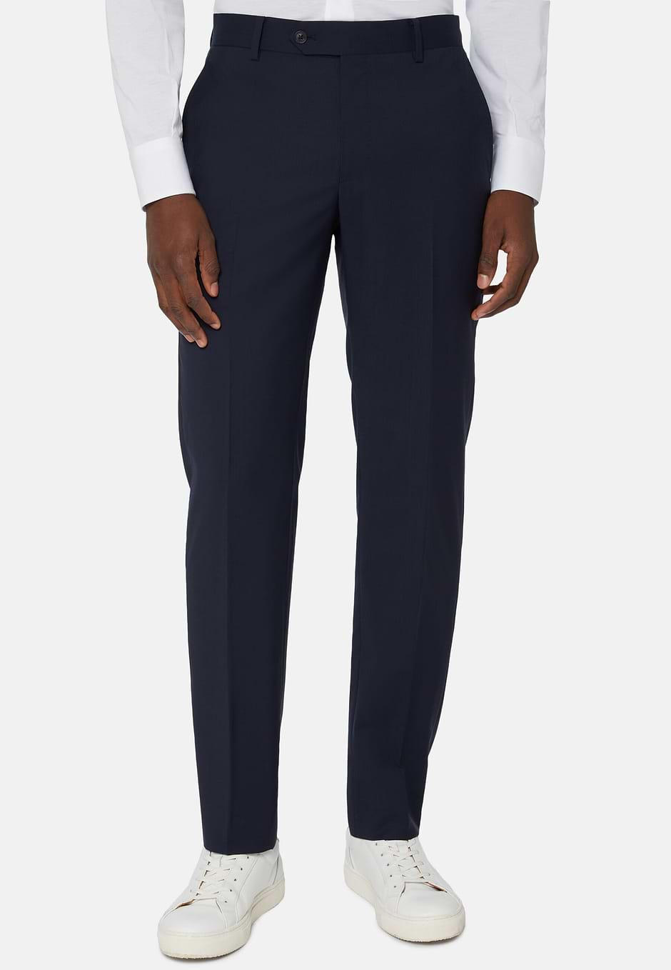 Wool B Aria Pants, Navy blue, hi-res