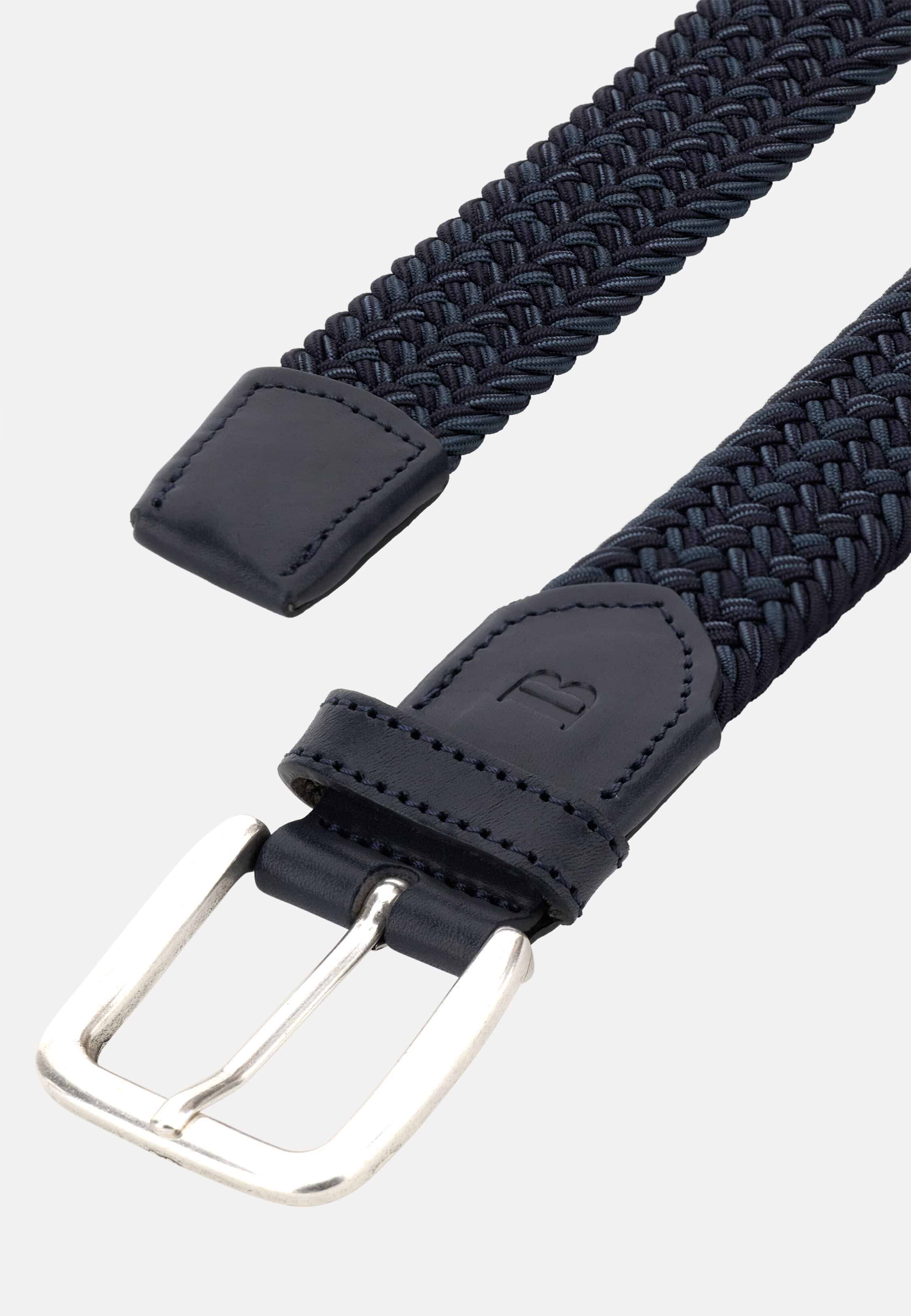 L'AIGLON woven elastic belt (BLACK×NAVY) L'AIGLON woven elastic belt (BLACK×NAVY) | everyone