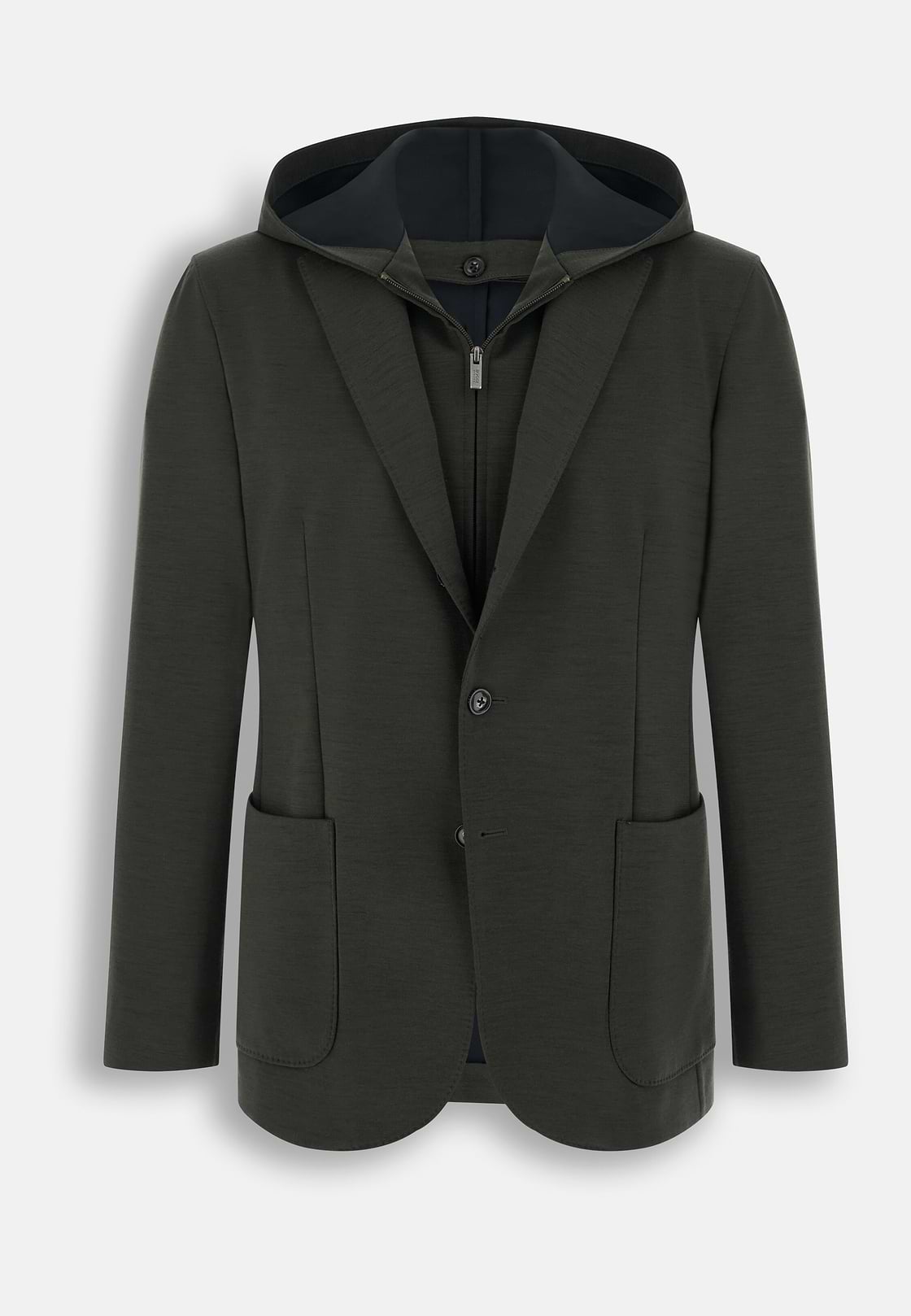 Sweatjacke Madison aus WOOLTECH, Militärgrün, hi-res, 6