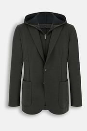 Sweatjacke Madison aus WOOLTECH, Militärgrün, thumb, 6