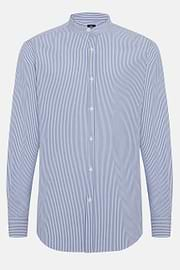 Regular Fit Sky Blue Striped Seersucker Shirt, Light Blue, hi-res