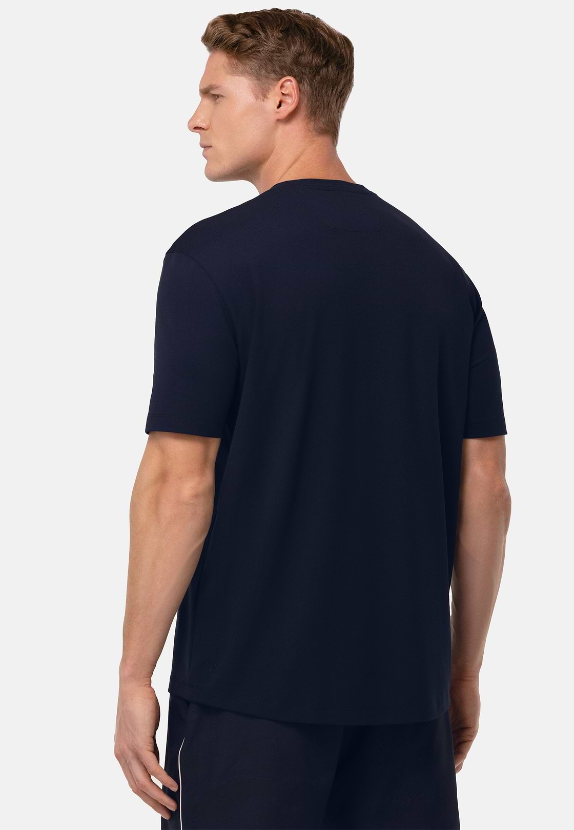 Camiseta de piqué de alto rendimiento S.Cafè®, Azul  Marino, hi-res