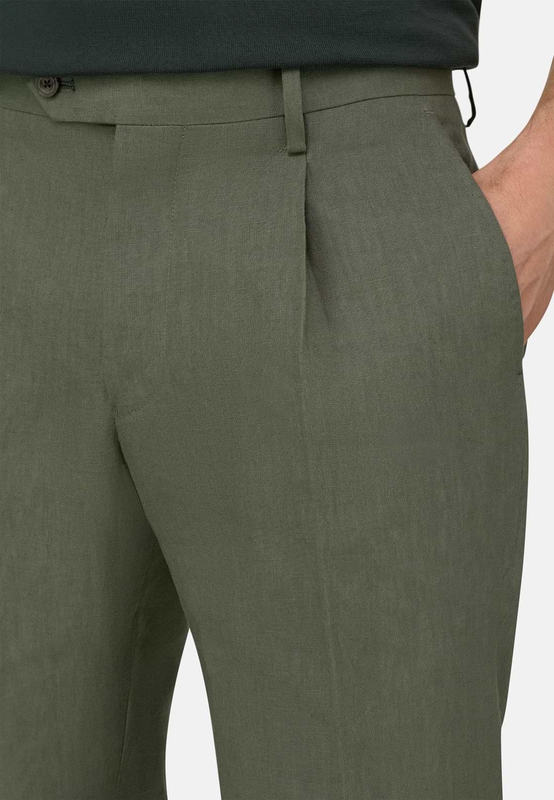 Linen Pants, Green, hi-res, 5