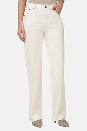 Cotton Denim Jeans, OFFWHITE, thumb, 1