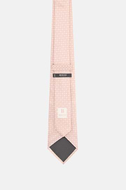 Corbata Ceremonia Microestampado De Seda, Rosado, thumb, 3