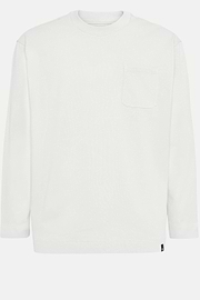 Organic Cotton Blend T-Shirt, White, hi-res