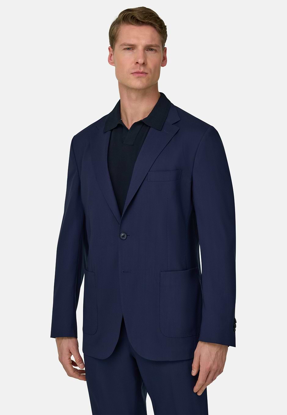 120s Pure Wool Suit, Royal blue, hi-res