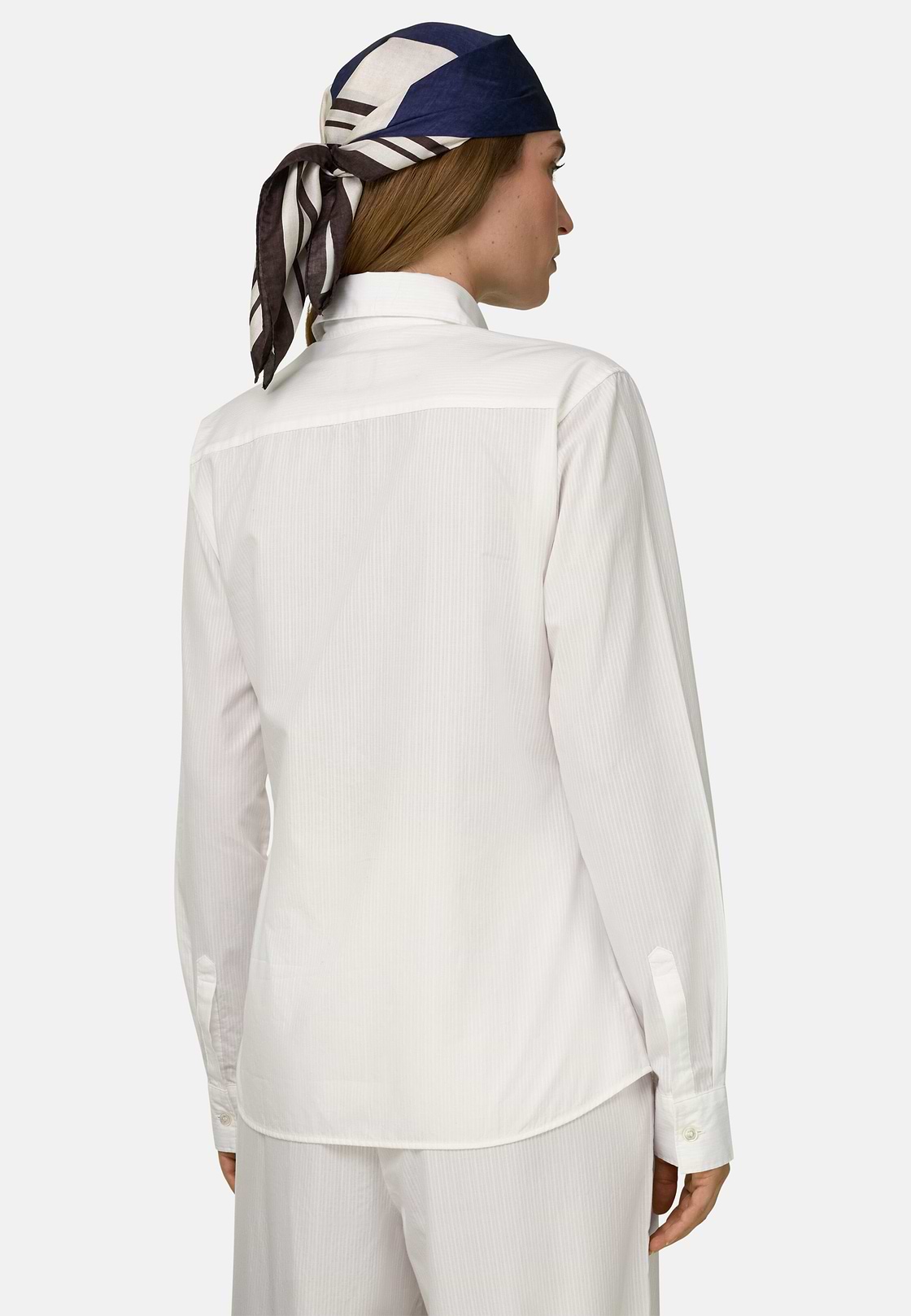 Camicia In Cotone Regular Fit, Bianco, hi-res, 3
