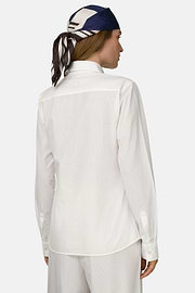 Camicia In Cotone Regular Fit, Bianco, thumb, 3
