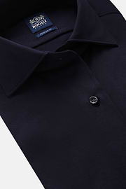 Chemise Polo En Jersey De Coton Coupe Regular, bleu marine, hi-res