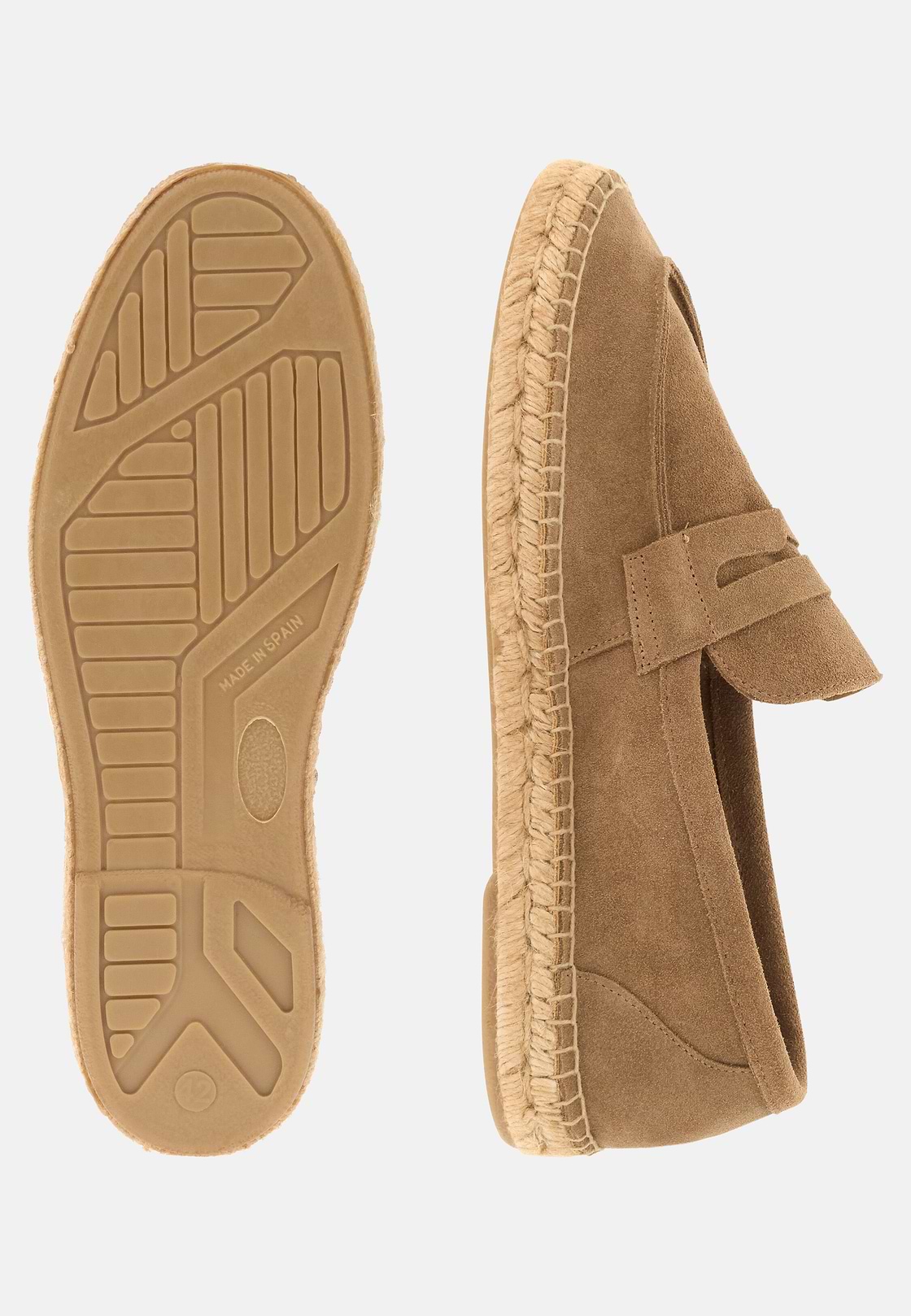Tellin Suede Leather Espadrilles, Brown, hi-res, 4