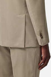 Traje Espiga De Pura Lana, Beige, hi-res