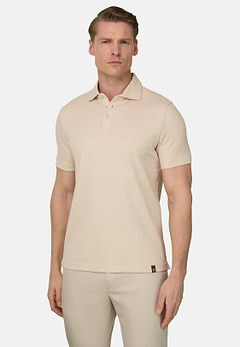 Polo In Cotone Lino