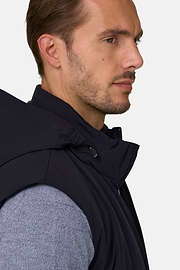 Gilet in Technical Fabric, Navy blue, thumb, 3