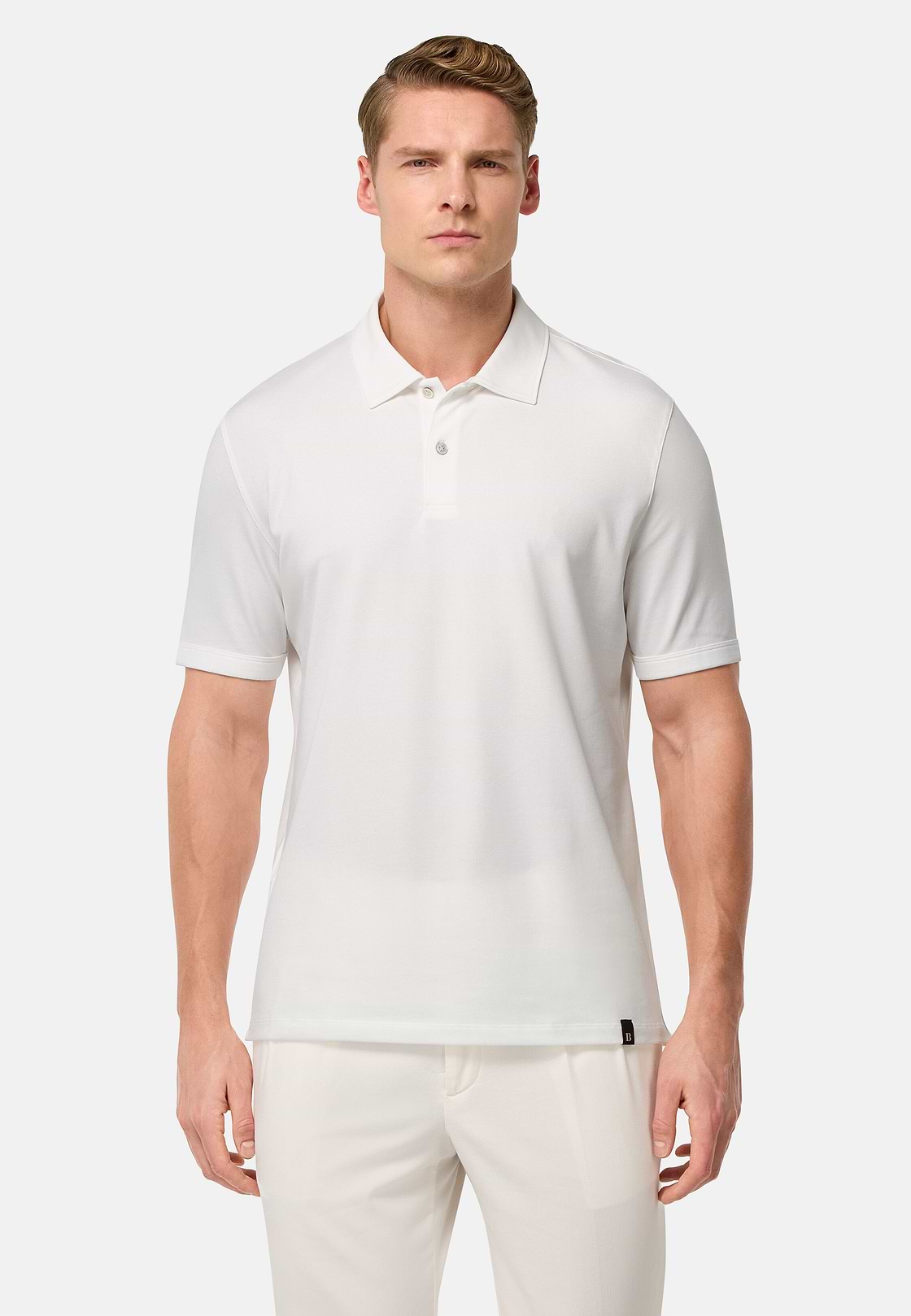 Polo En Piqué Performant S.Cafè®, Blanc, hi-res