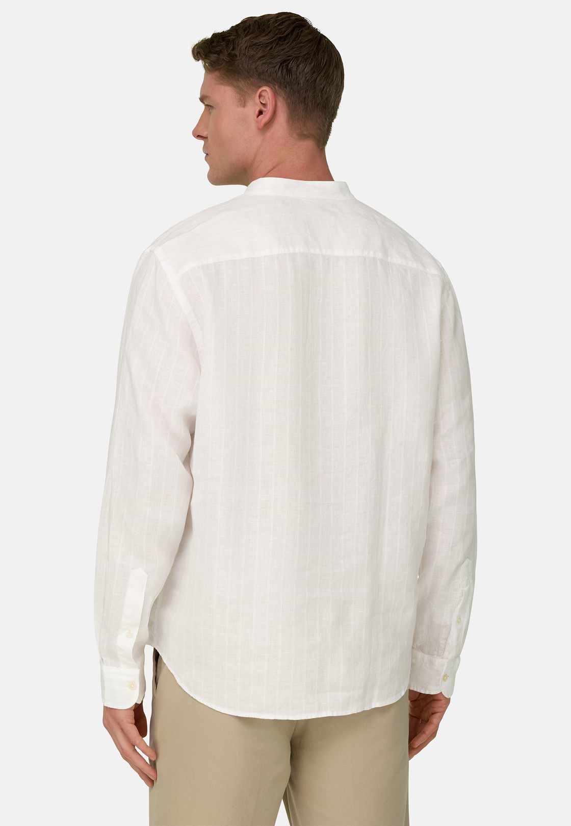 Hemd Aus Leinen Regular Fit, Weiß, hi-res, 3