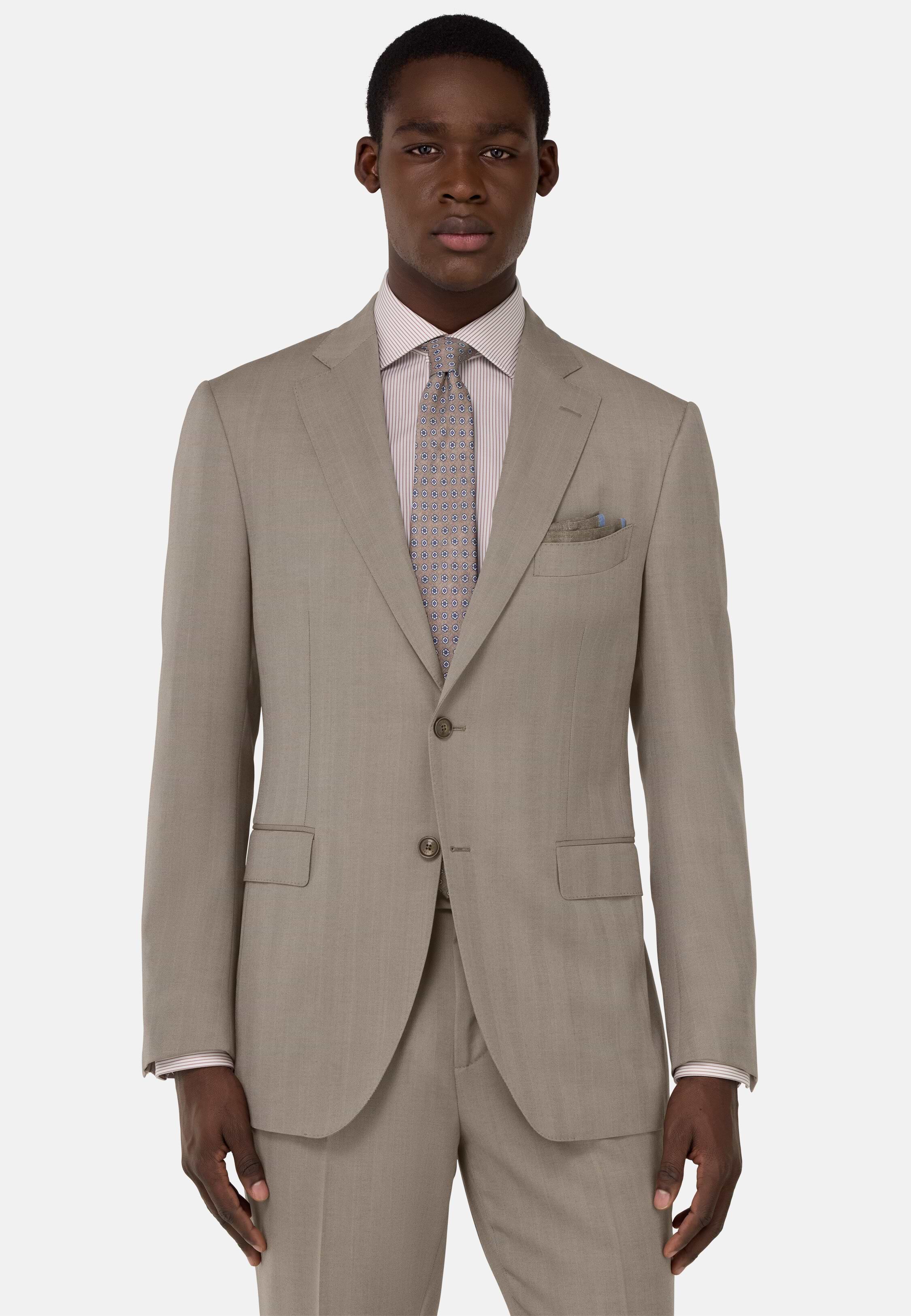 りょうSuper130'sWOOL DOUBLE CLOTHBLOUSON Super130's WOOL DOUBLE CLOTH BLOUSON｜LIGHT GRAY – Cornier