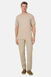 Cotton Linen Trousers, Taupe, thumb, 3