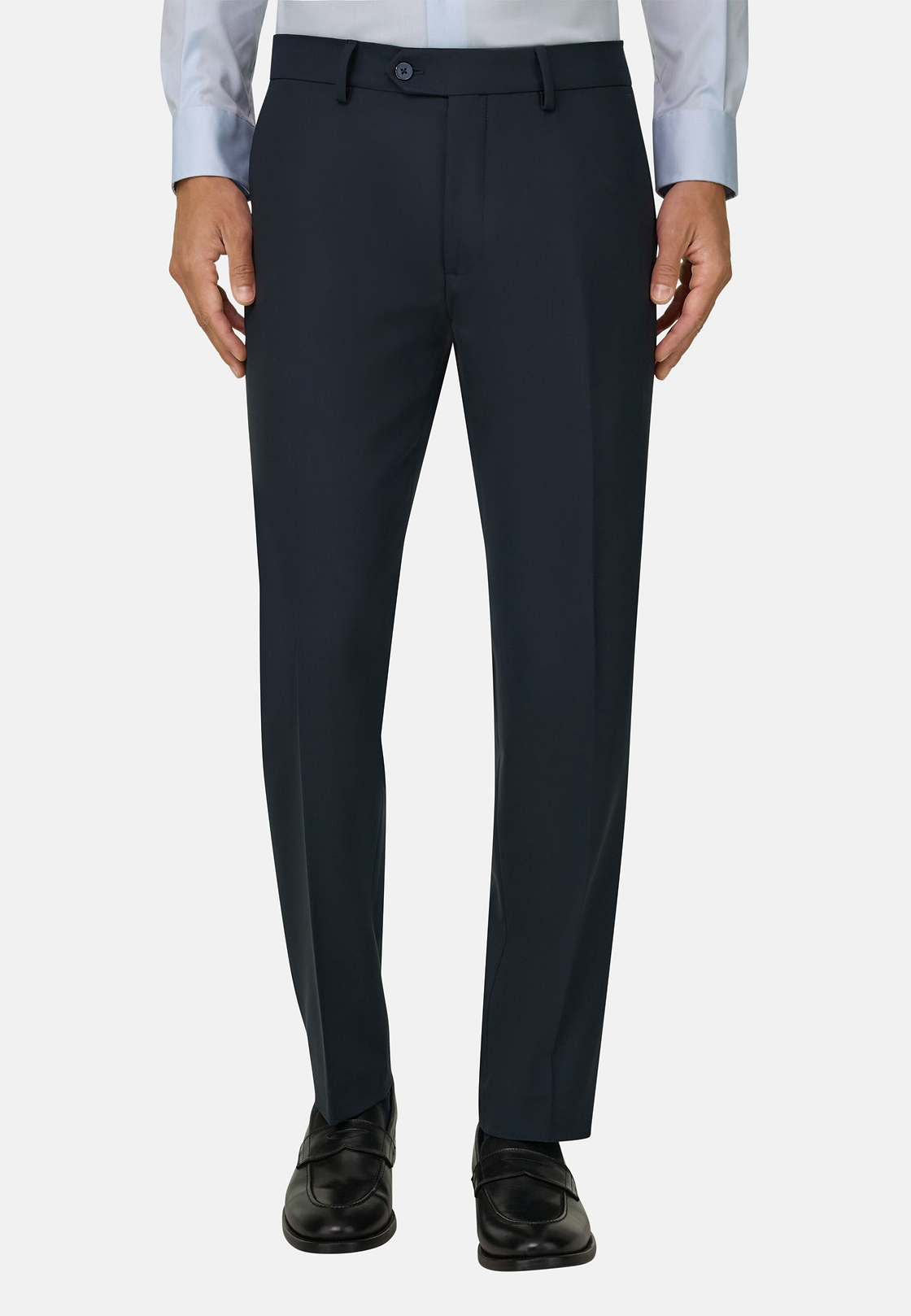 Washable Wool Stretch Trousers, , hi-res, 1