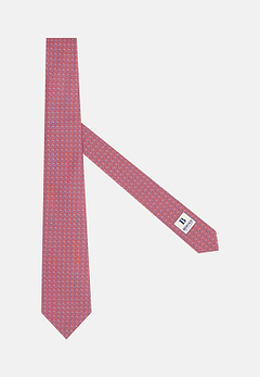 Stirrup Pattern Silk Tie