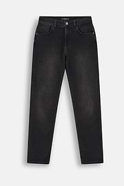 Jeans in Denim Elasticizzato Nero, Nero, thumb, 6