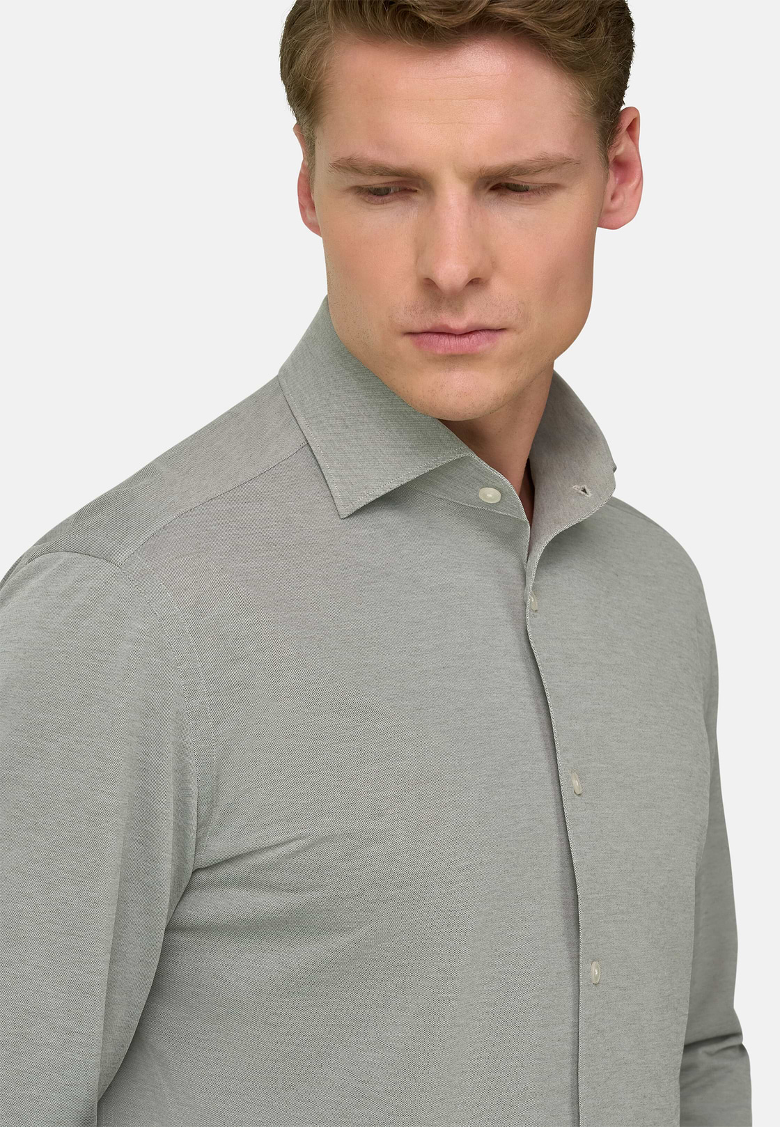 Polohemd Aus Japanischem Jersey Regular Fit, Militärgrün, hi-res, 4
