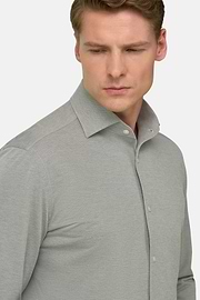 Polohemd Aus Japanischem Jersey Regular Fit, Militärgrün, thumb, 4