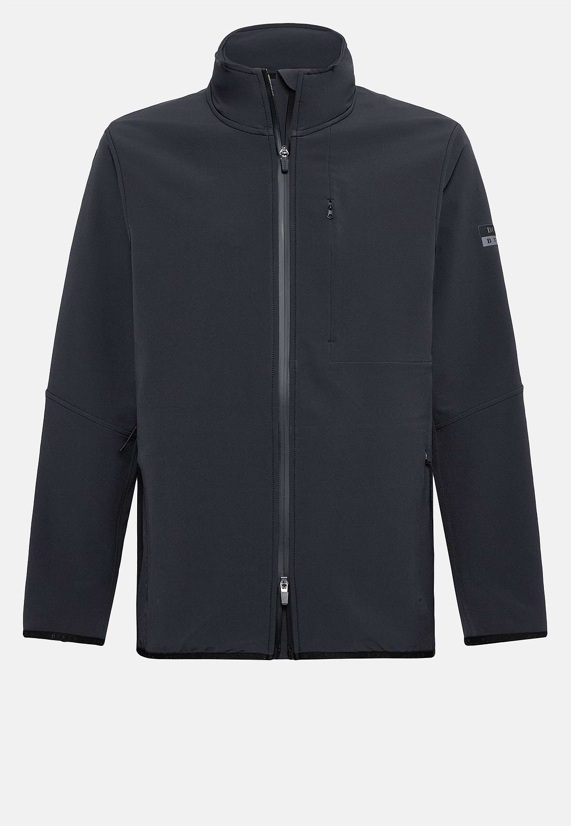 Winddichte Blousonjacke Aus Stretch-Nylon B Tech, Schwarz, hi-res