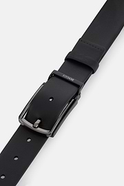 Belt in Leather with Gift Box, Black, thumb, 3