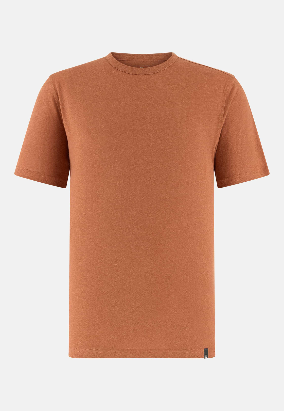 T-Shirt Aus Stretch-Leinen-Jersey, Rot, hi-res, 5