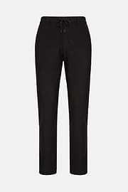 Ergonomic Trousers In Warp-knitted Nylon B Tech, Black, hi-res