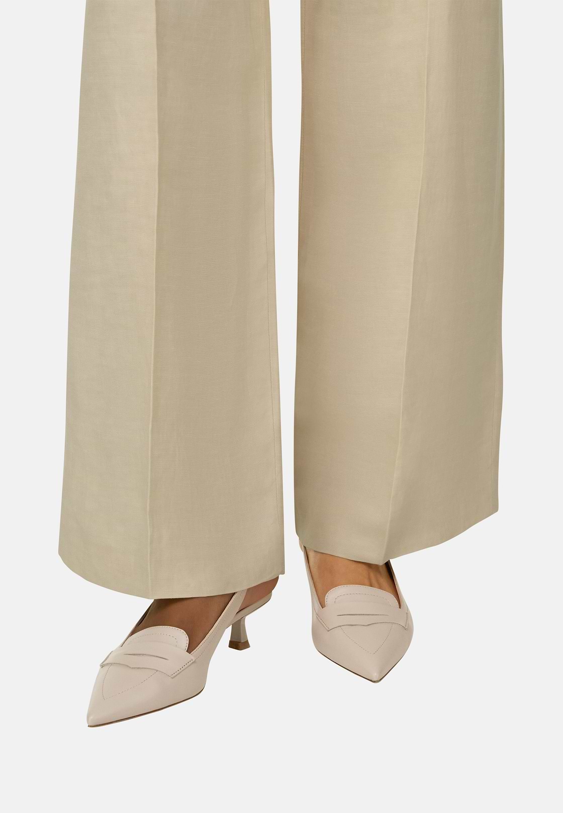 Zapato Slingback De Piel, Arena, hi-res, 2