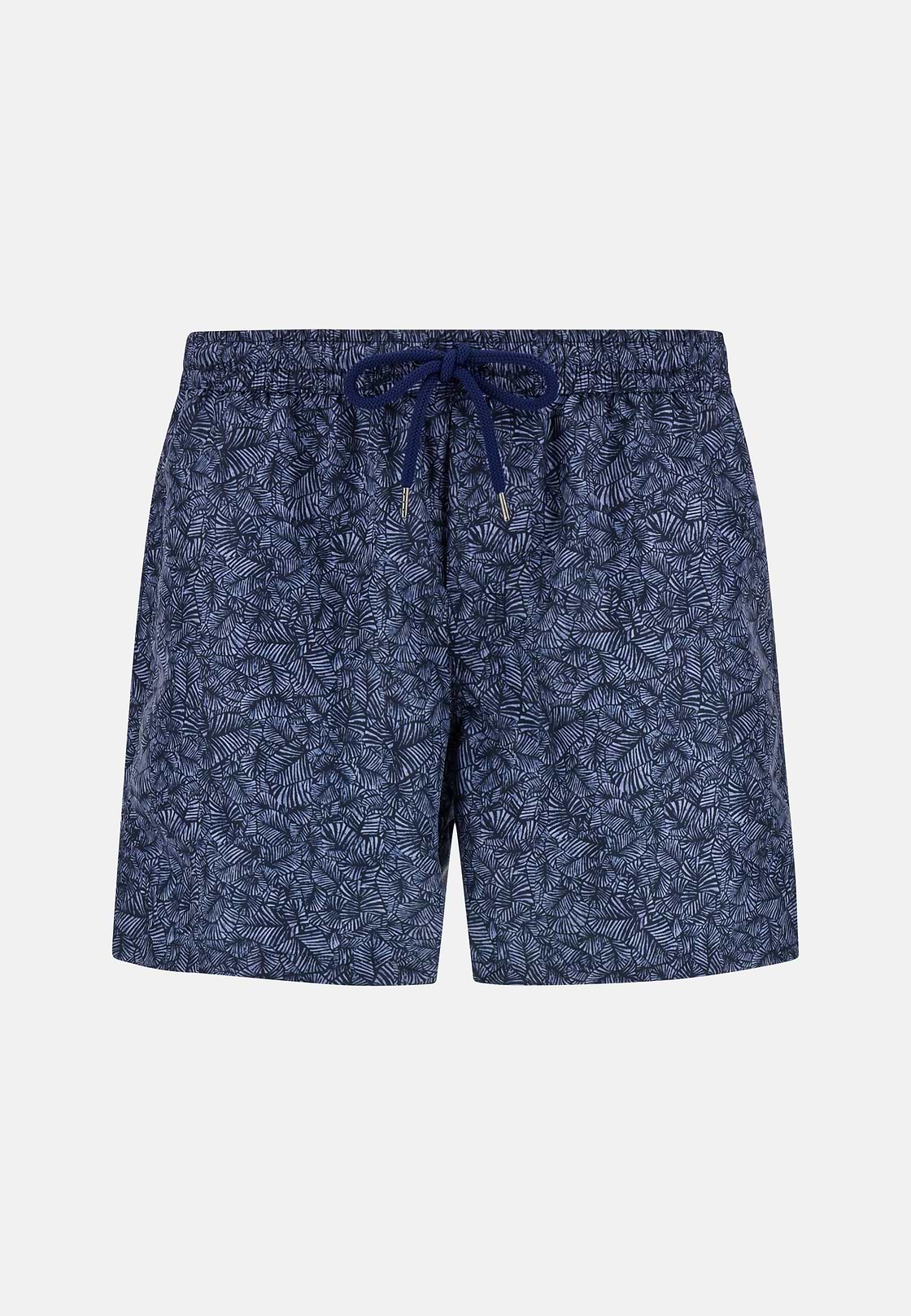Maillot De Bain Imprimé Motif Fantaisie, bleu marine, hi-res